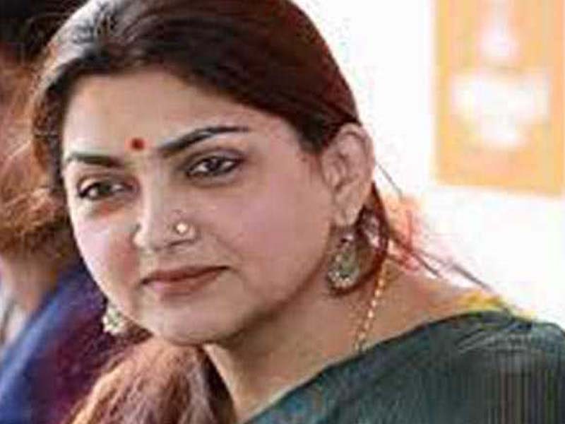 Actor-politician Khushbu tests +ive for COVID