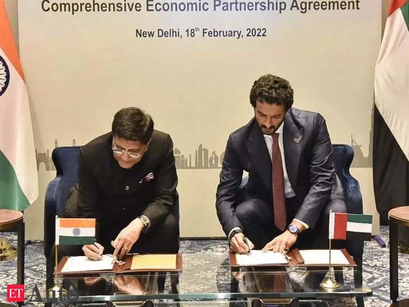 India, UAE sign free trade pact, eye $100 billion trade in 5 years