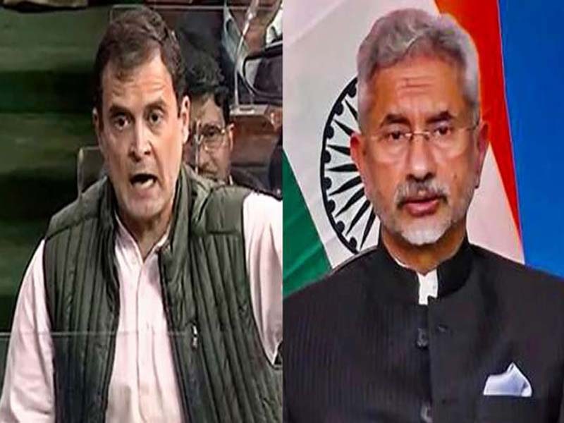 Jaishankar slams Rahul Gandhi, gives him ‘some lessons in history’