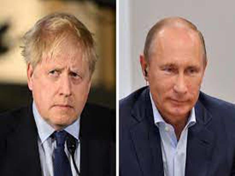 Boris Johnson accuses Putin of ‘war crimes’