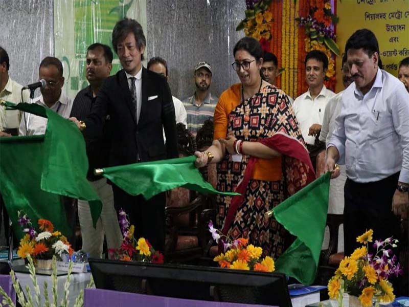 Smriti Irani inaugurates Kolkata East-West Metro’s Sealdah station, Trinamool boycotts