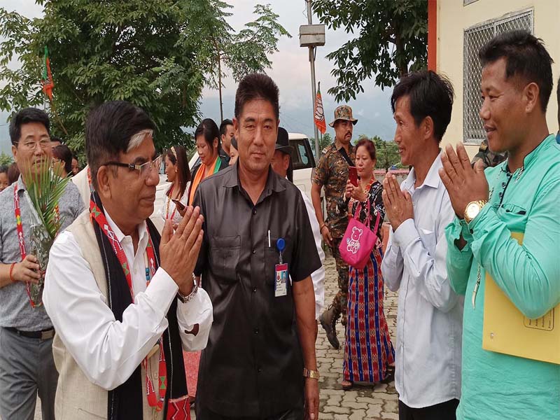 Union MoS for Education arrives in Arunachal’s Longding