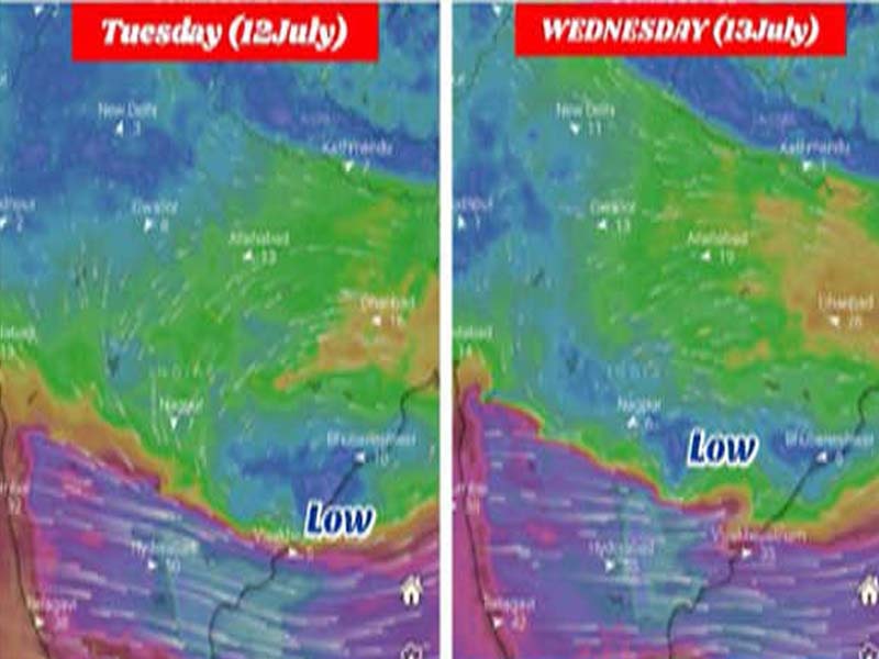 Low pressure area to become more marked in next 36 hours : Met