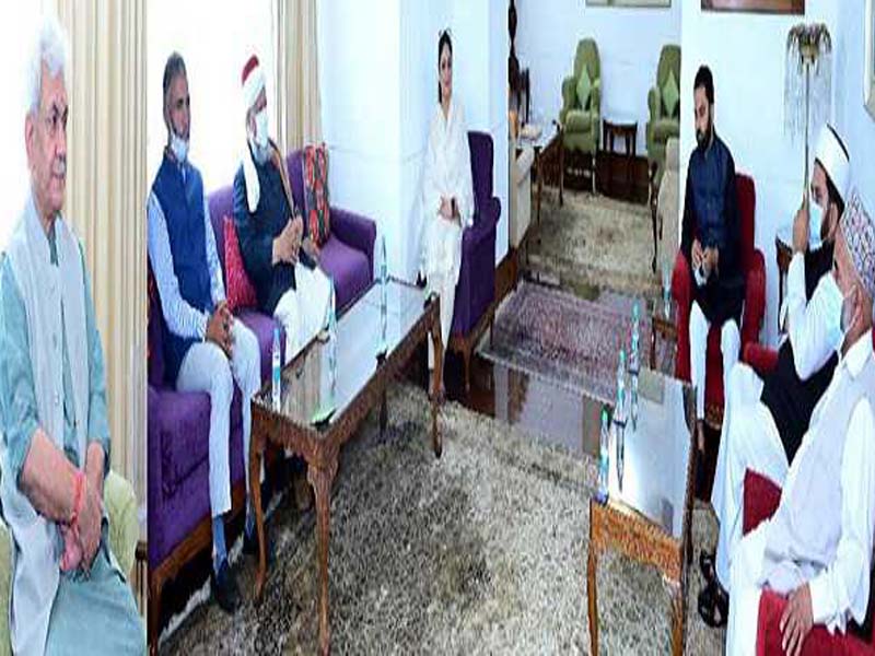 Delegation of Islamic organisations call on JK LG, seeks release of clerics