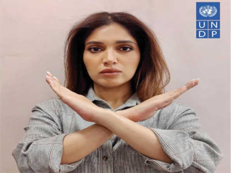 The UN’s campaign against violence against women is led by Bhumi Pednekar.