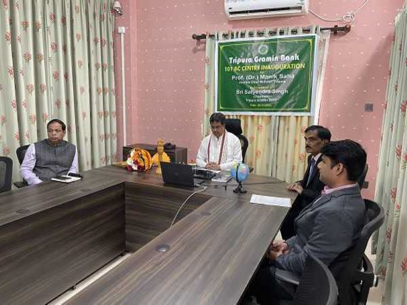 Tripura Gramin Bank has established 101 Business Correspondence Centers.