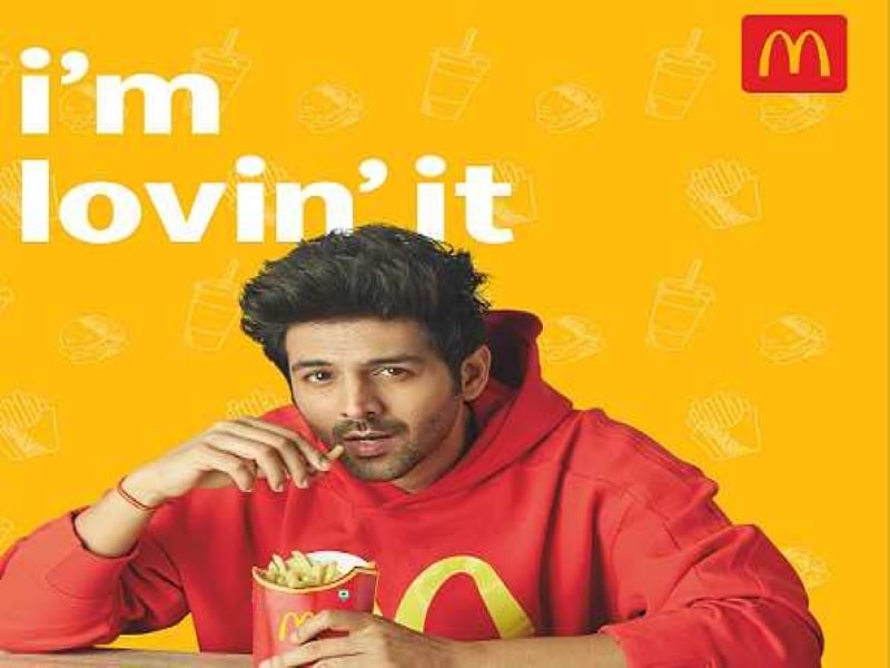 McDonald’s ties As a brand ambassador, Kartik Aaryan