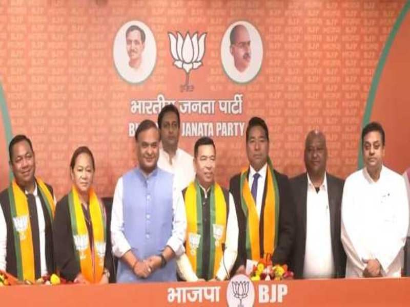 Four Meghalaya MLAs have joined the BJP.