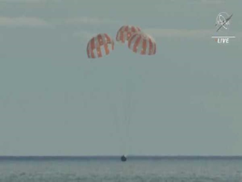After a moon mission, NASA’s Orion spacecraft returns to Earth.