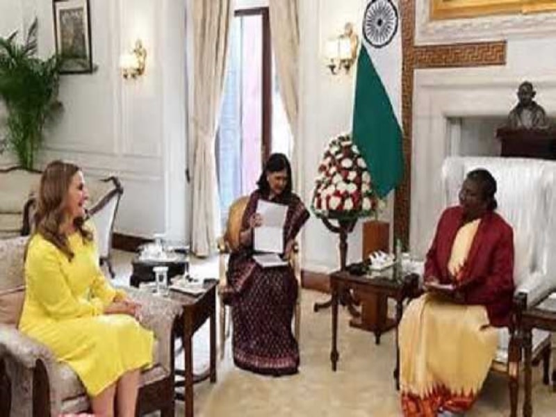 President Murmu is contacted by Melinda Gates