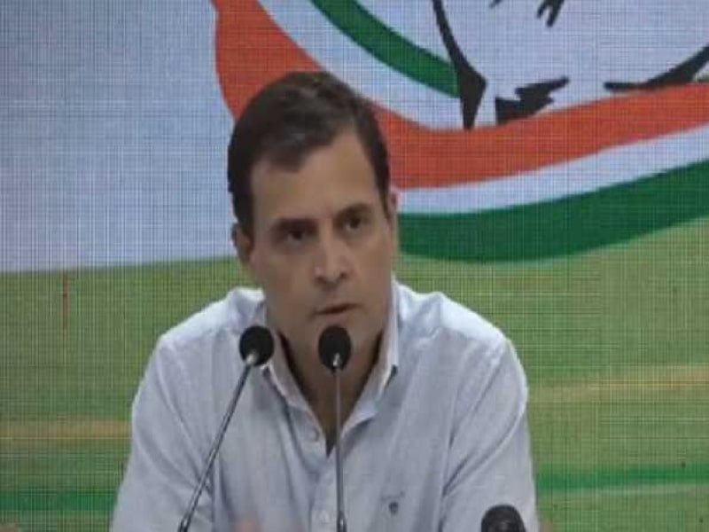 Rahul criticises the government on fuel prices