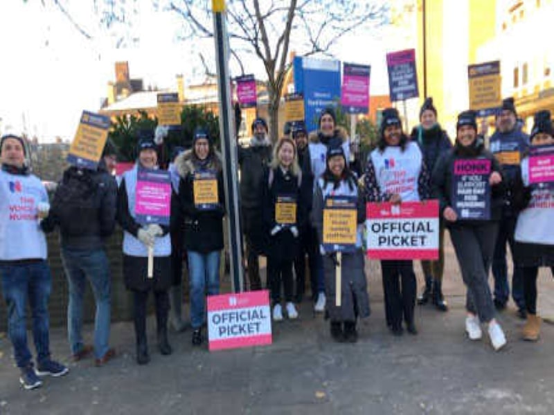 First strike by UK medical workers in more than 100 years begins