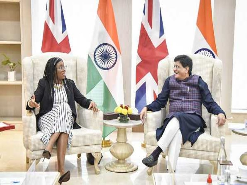 Kemi Badenoch and Piyush Goyal talk about the India-UK FTA negotiations.