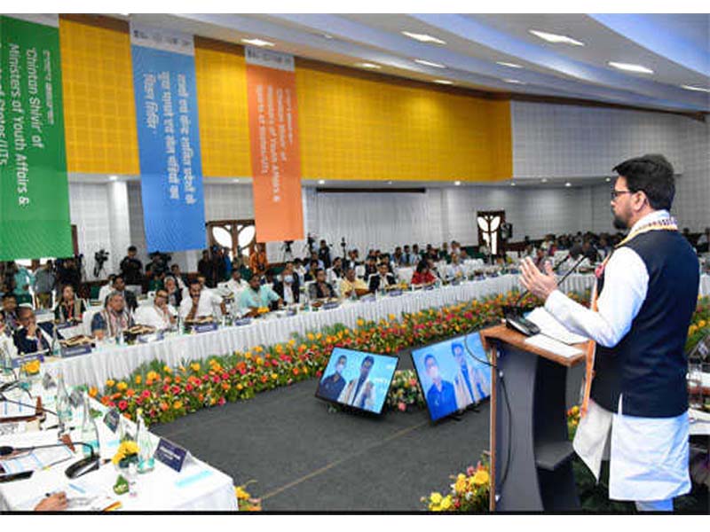 Centre, states should work together to promote sports :Union Minister Thakur