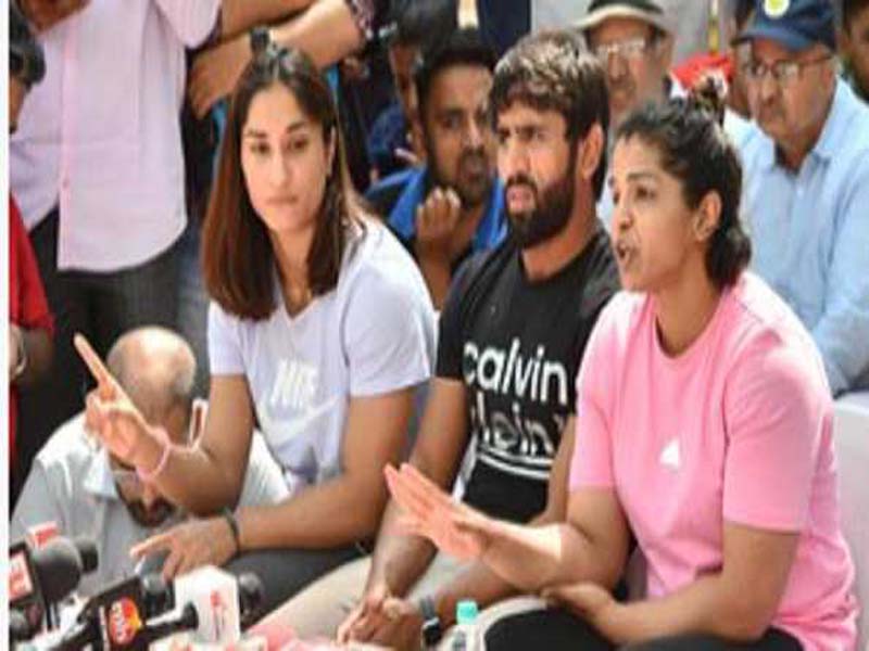 Cong questions PM’s silence over wrestlers’ protest