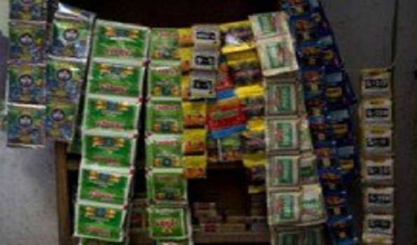 Police arrest three after seizing a gutkha worth Rs. 1.37 million.