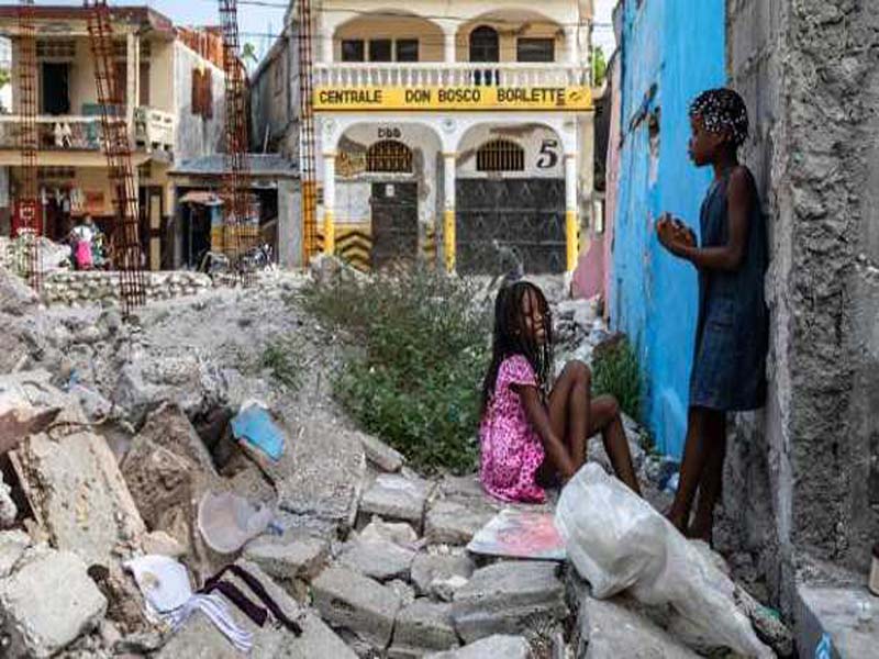 The violence in Haiti means that over 3 million children require humanitarian aid.