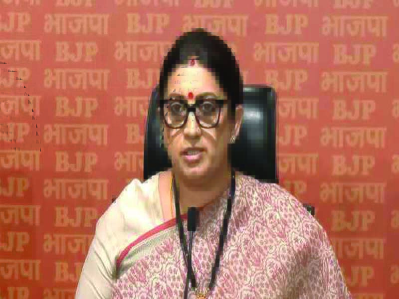 Cong acknowledges they can’t take on Modi by themselves: Smriti criticises the Oppn meeting