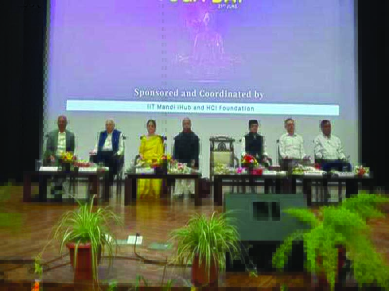 A one-day colloquium on “Holistic Health” is held at IIT Mandi.