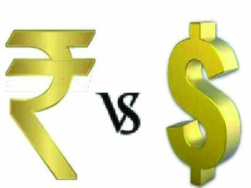 Rupee increases by 10 paise versus the USD