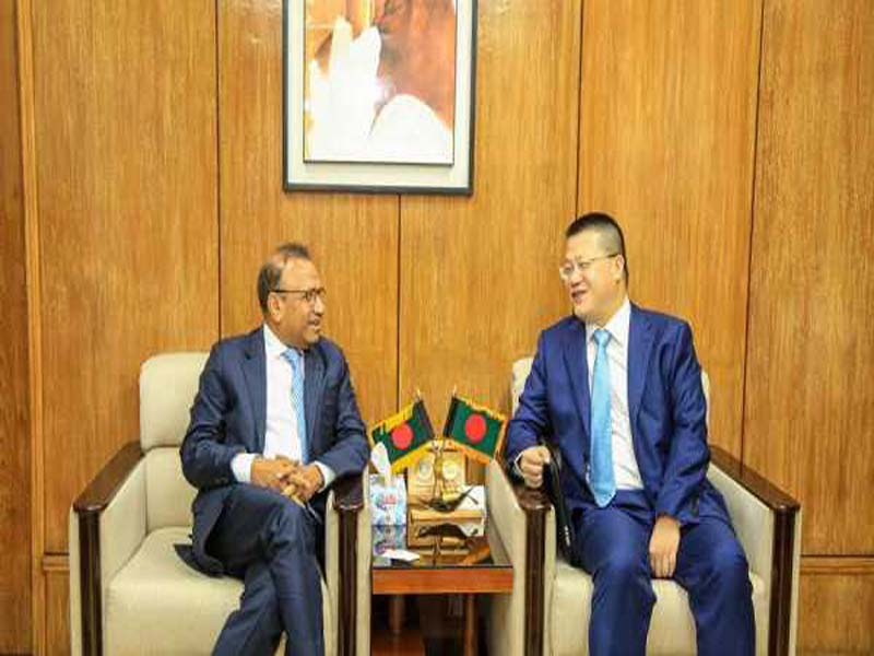 The Chinese ambassador lauded Hasina for her excellent management.