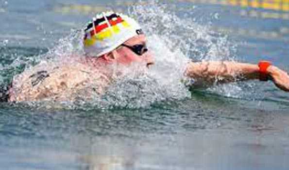 Wellbrock and Beck from Germany complete the golden open water double at the swimming worlds.