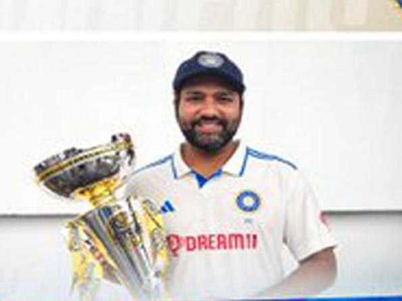India wins the Test series 1-0 with a draw in the second match.