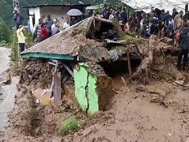 In Himachal, constant rain disrupts train, road, and air travel.