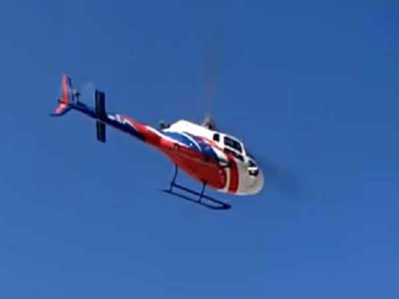 A six-passenger helicopter crashes in Nepal.