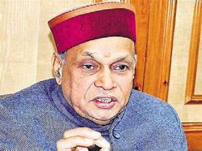 Former HP CM Dhumal criticizes the Cong and Oppn parties for holding up Parliament.