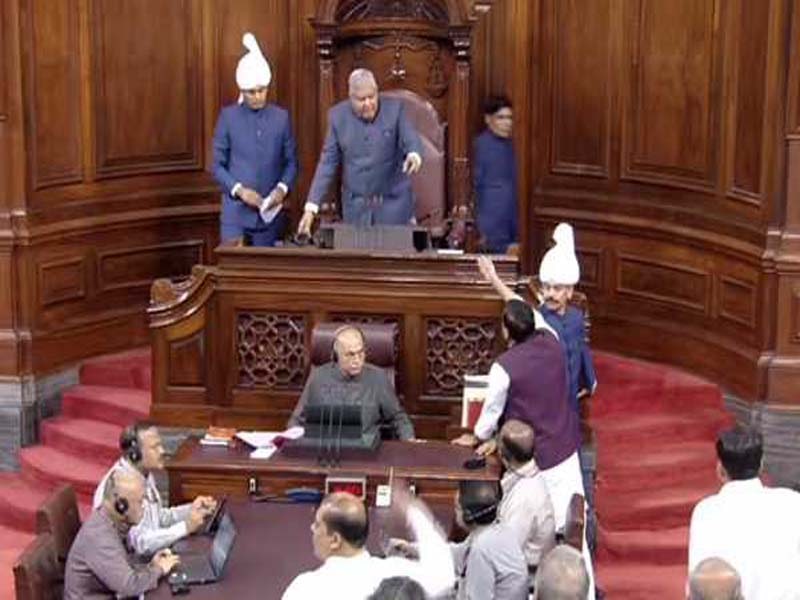 Sanjay Singh of the AAP has been expelled from the Rajya Sabha for the balance of the monsoon session.