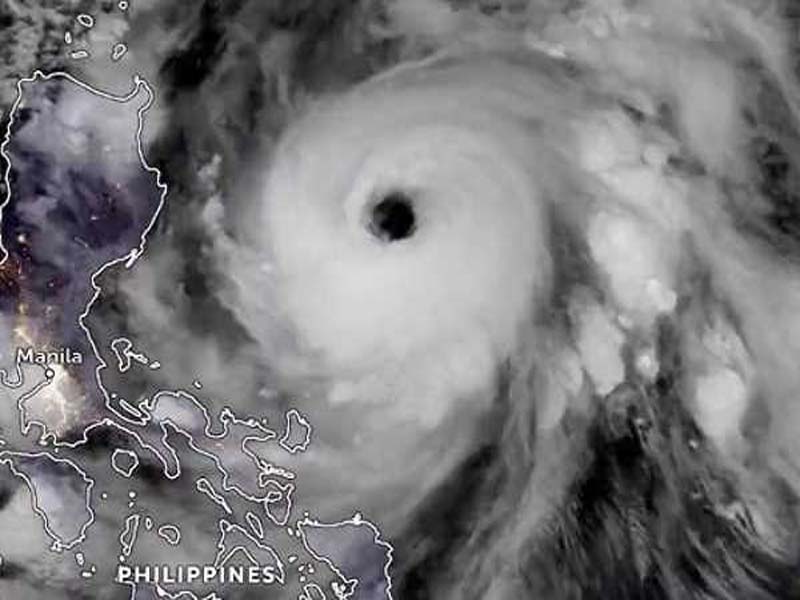 Typhoon Doksuri becomes a super typhoon and poses a threat to the Philippines.