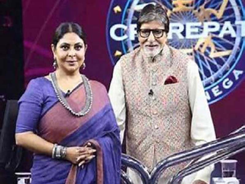 On October 16, Shefali Shah and Hare Ram Pandey of Narayanaseva Ashram will appear on an episode of Kaun Banega Crorepati.