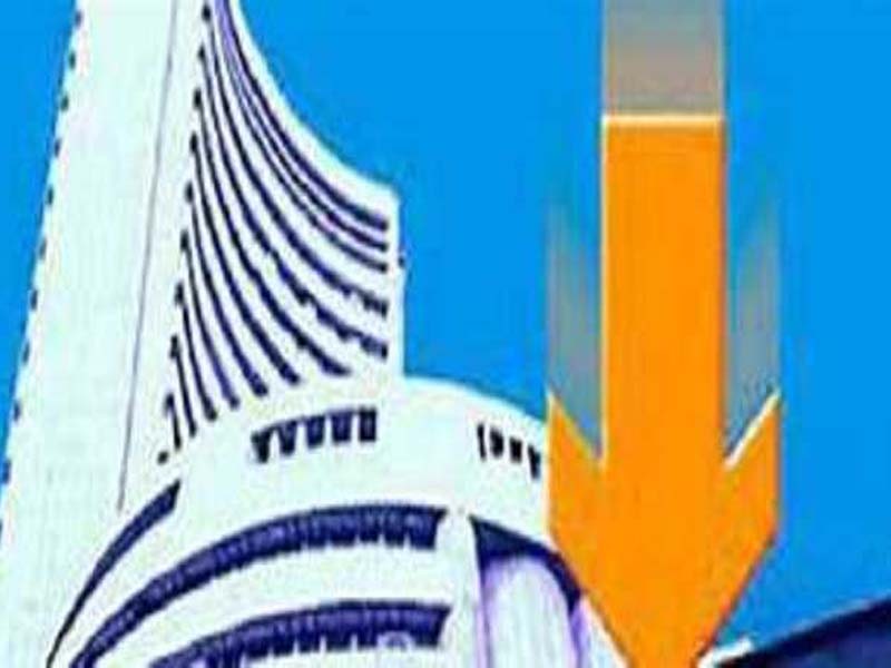 Sensex fell more than 300 points.