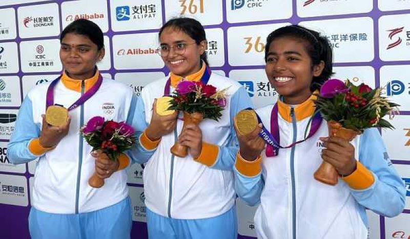 India win gold in Asian Games 2023 women’s compound archery
