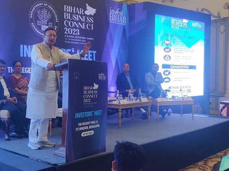 Bihar is promoted by Mahaseth as a possible investment location.