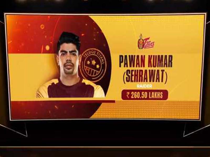 Making Pro Kabaddi Auction history, Sehrawat becomes the most expensive purchase.