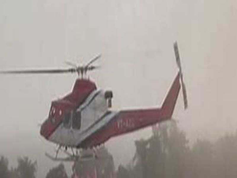 The helicopter of CM KCR makes a safe landing thanks to the alert pilot’s prompt action.