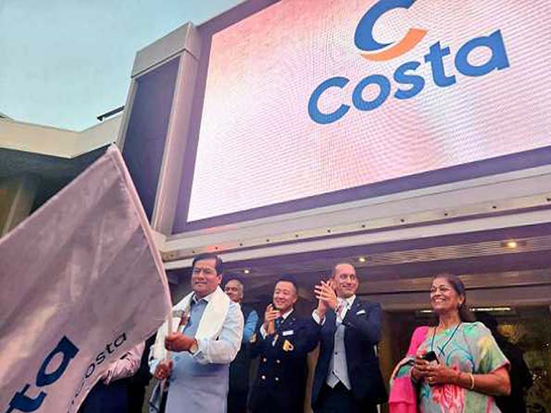In India, “Costa Serena” launches its cruise line.