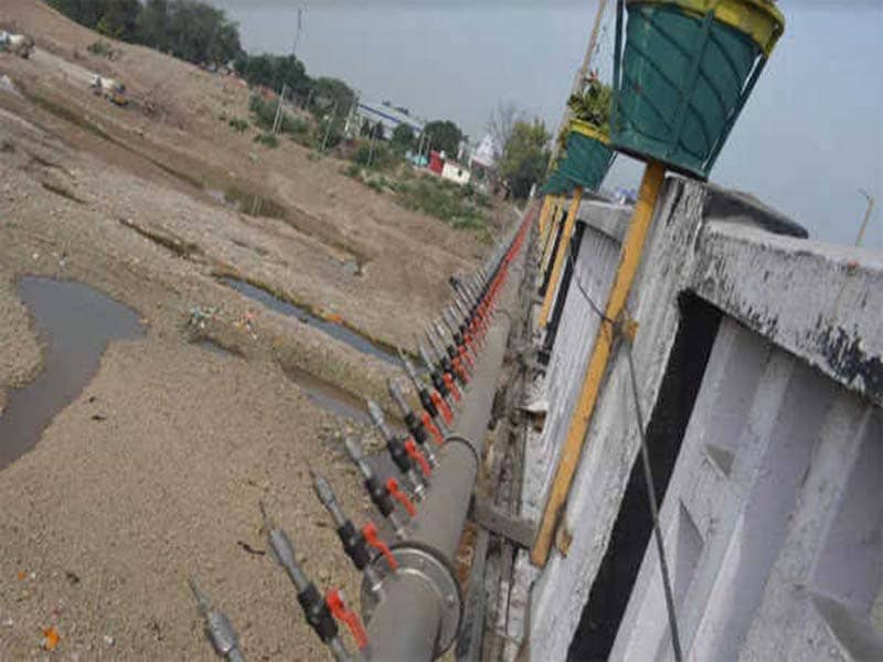 By Diwali, an artificial waterfall on the River Tawi bridge is probably going to mesmerize Jammu and Kashmir.