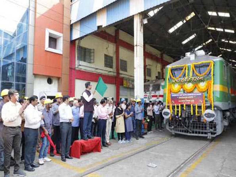 ASC GM unveils the 1000th SCR electric locomotive, the “SAHASRASHV.”
