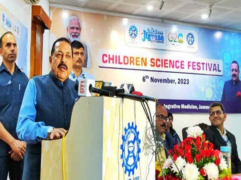 At Children Science Fest, Jitendra emphasises harnessing of young aptitudes