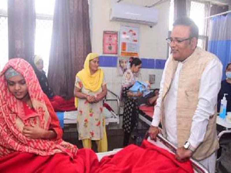 Sardar Patel Hospital is the site of a joint inspection by the Delhi Social Welfare Minister.