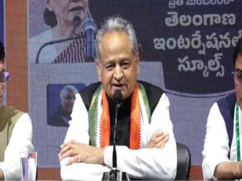 Ashok Gehlot charges BJP and BRS of working together in Telangana