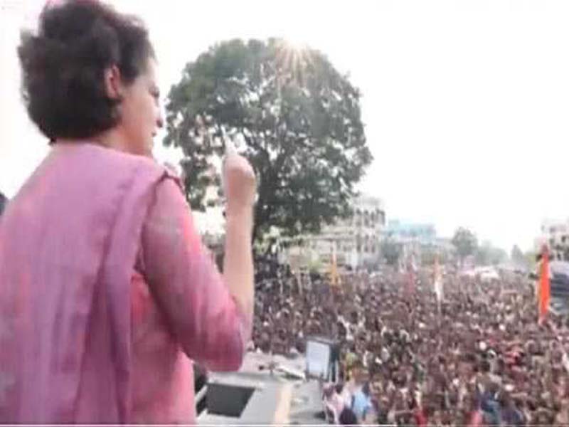 Priyanka Gandhi questions the actions of the BRS government and exhorts people to do so.