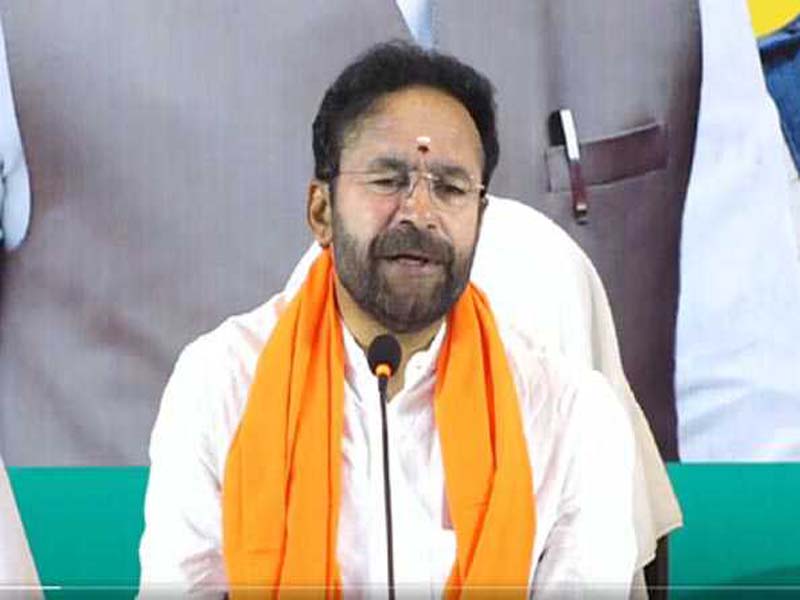 Kishan Reddy denies BJP’s alliance with BRS and challenges Rahul to an open discussion.
