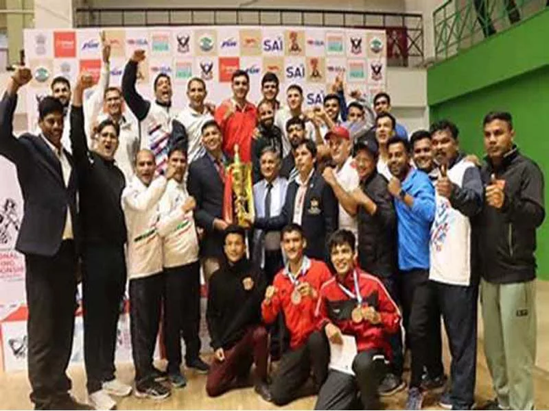 At the National Boxing Championships, Amit Panghal and Shiva Thapa win gold.