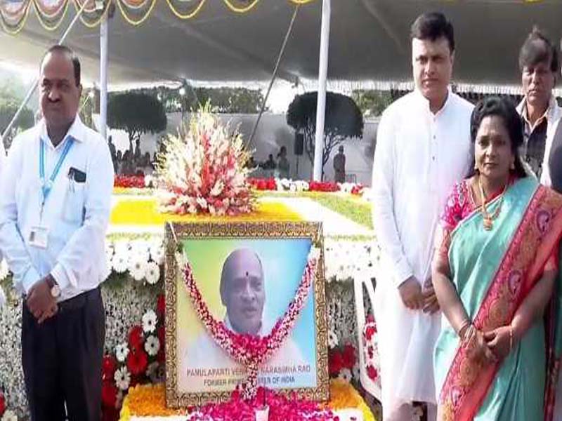 On the anniversary of his passing, the governors of Telangana and Haryana honor Narasimha Rao.