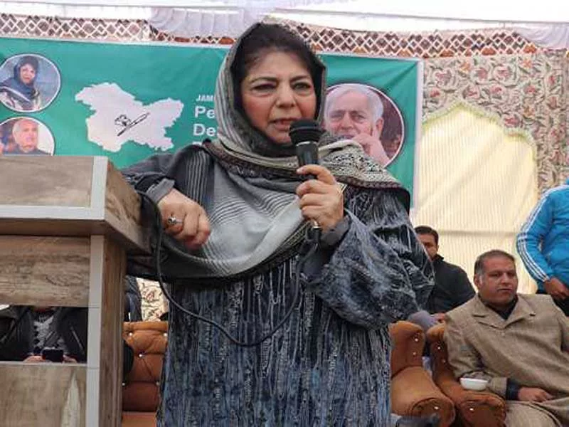 “J&K residents may not benefit from the SC’s ruling on Article 370,” Mehbooba