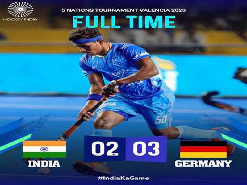 Germany defeats the Indian men in the five-nation hockey tournament.